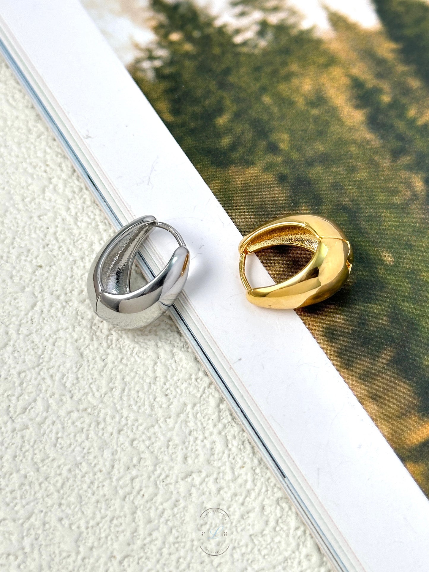 Crescent Curl Earrings